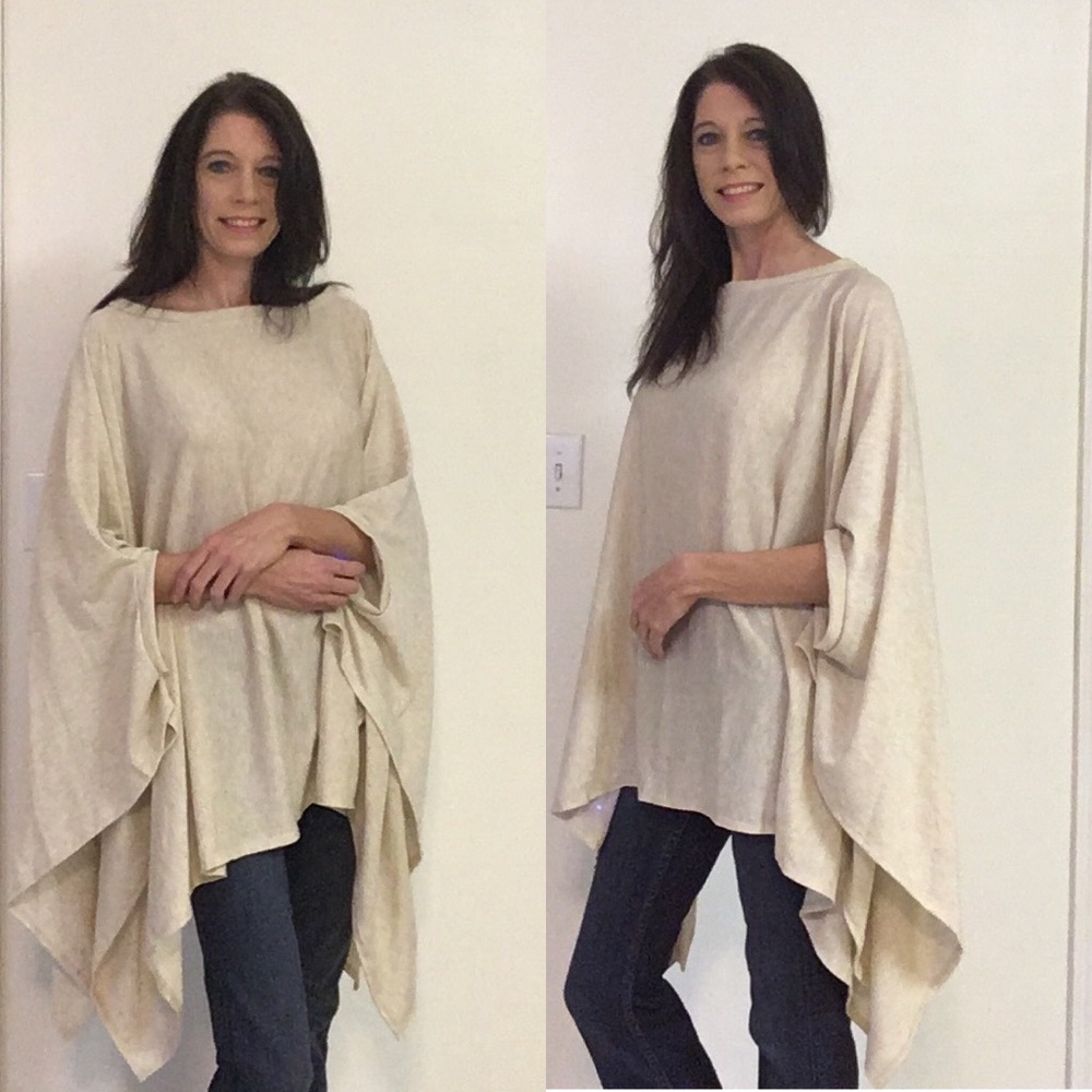 Large Only Poncho Style Top - Picture 3 of 4